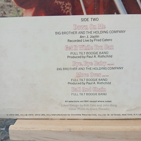 Collectible Janis Joplin - Greatest Hits - 1973 Columbia, VG+/VG+All proceeds - Picture 3 of 5